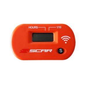 Compteur d&rsquo;heures SCAR Sans-fil avec Velcro orange