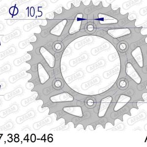Couronne AFAM alu standard – 520