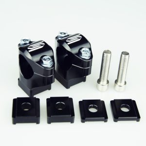 Pontets de guidon SCAR Ø28.6mm +35 à 50mm pour té de fourche OEM