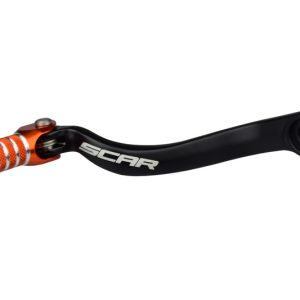 Sélecteur de vitesse SCAR noir mat/embout orange