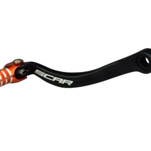 Sélecteur de vitesse SCAR noir mat/embout orange
