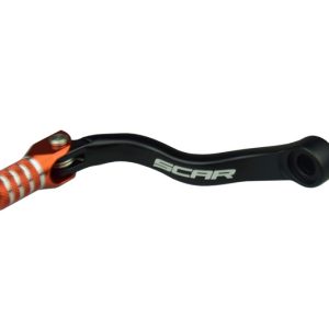 Sélecteur de vitesse SCAR noir mat/embout orange