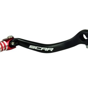 Sélecteur de vitesse SCAR noir mat/embout rouge