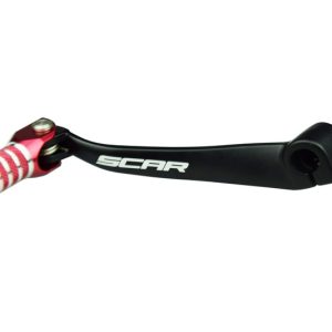 Sélecteur de vitesse SCAR noir mat/embout rouge