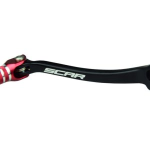 Sélecteur de vitesse SCAR noir mat/embout rouge