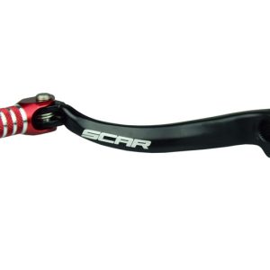 Sélecteur de vitesse SCAR noir mat/embout rouge