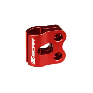Guide durite de frein avant SCAR rouge