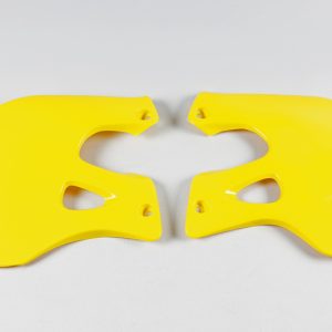 Ouïes de radiateur UFO jaune Suzuki RM125/250
