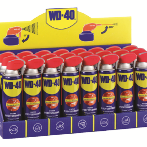 Présentoir + aérosol WD-40 System Pro – 500 ml (x24)