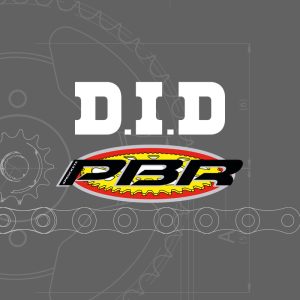 Kit chaîne DID/PBR 420D 14/62 (non-OEM) standard – couronne acier standard