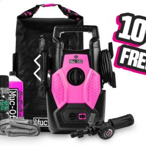 Kit nettoyeur haute-pression pour motos MUC-OFF – Lot de 10 + 1 gratuit