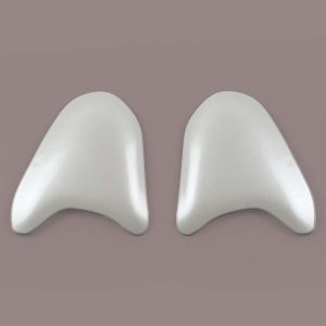 PLATINE Écran SAMZ CAFE RACER WHITE CASQUE JET