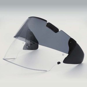 Kit ARAI PSS avec visière solaire intégrée Gun Metallic Frost