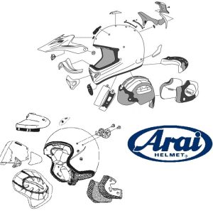 Intérieur ARAI Concept-X II – 5mm noir