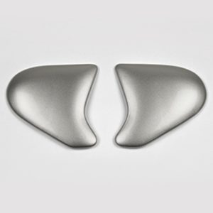 Platine écran ARAI SZ-F casque jet – Aluminium Silver