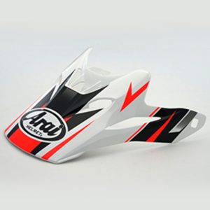 VISIERE ARAI MX-V TIP RED CASQUE OFFROAD