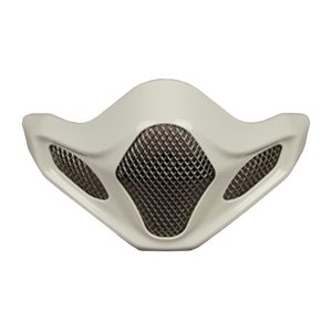 Ventilation menton ARAI grille extérieure Metallic White (Techno, Tip) pour casque MX-V