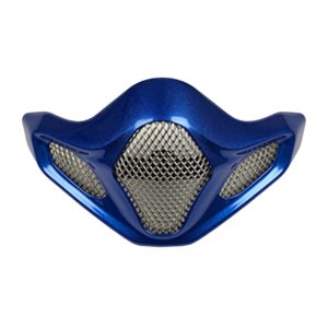 Ventilation menton ARAI grille extérieure Metallic Blue (Barcia Black) pour casque MX-V