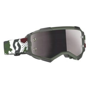 MASQUE SCOTT FURY CAMO EDITION VERT FONCE SILVER CHROME WORKS