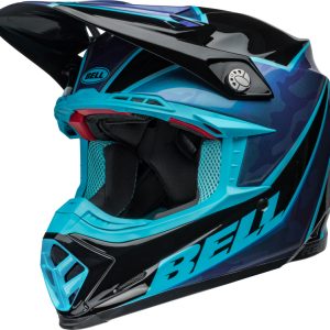 Casque BELL Moto-9S Flex – Sprite Gloss Black/Blue