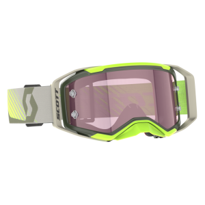Masque SCOTT Prospect 2.0 AMP Kaki Green/Neon Yellow – écran rose