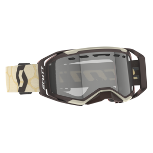 Masque SCOTT Prospect 2.0 Enduro LS desert beige/dirt brown – écran Light Sensitive Grey