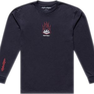 T-Shirt TROY LEE DESIGNS Long Sleeve Flame2 – Carbon