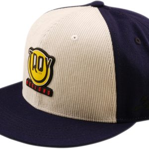 Casquette TROY LEE DESIGNS Flat Bill Snapback Happy Dayz – Indigo/Pumice