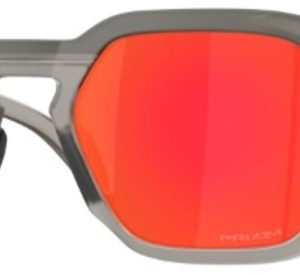 Lunettes de soleil OAKLEY HSTN SQ Matte Grey Smoke – verres Prizm Ruby