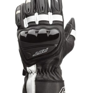 Gants RST Pilot CE cuir – noir/blanc