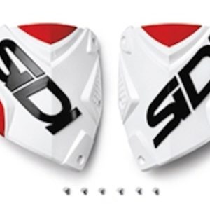 Plaque tibiale SIDI Crossfire 2 blanc/rouge