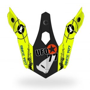 Visière UFO Bomber /rouge/jaune/bleu