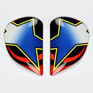 Platine écran ARAI SAJ Edwards Blue/Red