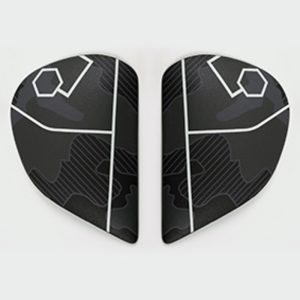 Plaques pivot ARAI Super AdSis J (LRS) Command Black pour casque Rebel