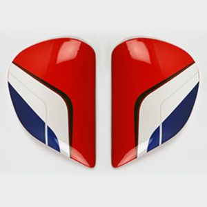 Plaques pivot ARAI Super AdSis J (LRS) Flow Blue pour casques Axces II