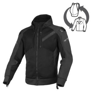 Sweat moto Macna BRERO Noir