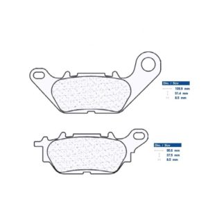 Plaquettes de frein CL BRAKES Maxi Scooter métal fritté – 3099MSC