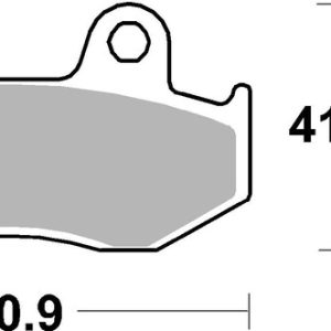 Plaquettes de frein BREMBO Scooter métal fritté – 07078XS