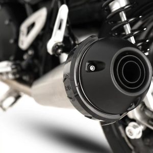 Protection de silencieux rond R&G RACING noir Ø115-140mm