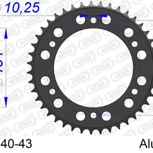 Couronne AFAM alu standard – 530