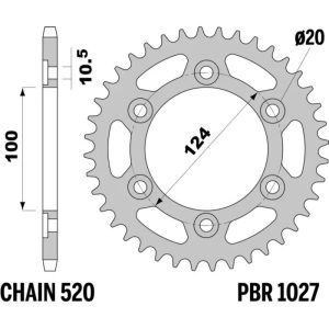 Couronne PBR acier standard – 520