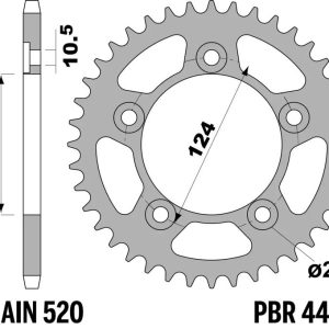 Couronne PBR acier standard – 520