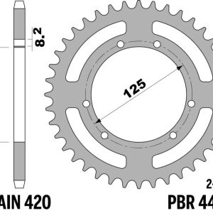 Couronne PBR acier standard – 420