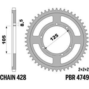 Couronne PBR Acier Standard – 428