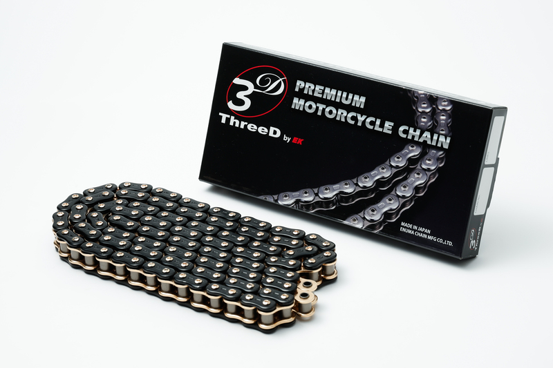 Chaine de transmission EK CHAIN 530 Z/3D - Joints Qx2-Ring - attache à riveter