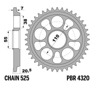 Couronne PBR acier renforcé – 520