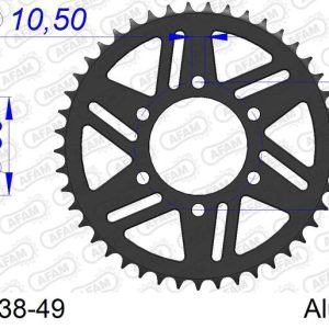 Couronne AFAM alu standard – 520