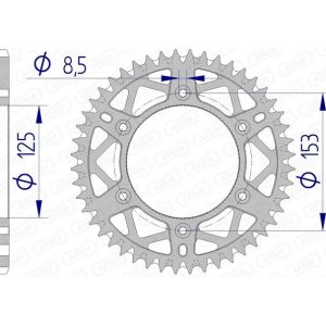 Couronne AFAM alu standard – 520