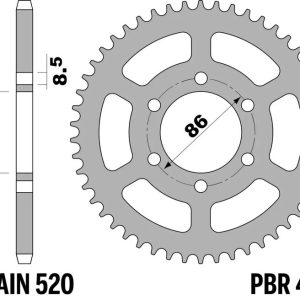 Couronne PBR acier standard – 520
