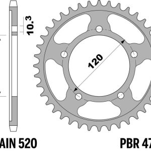 Couronne PBR alu renforcé – 520
